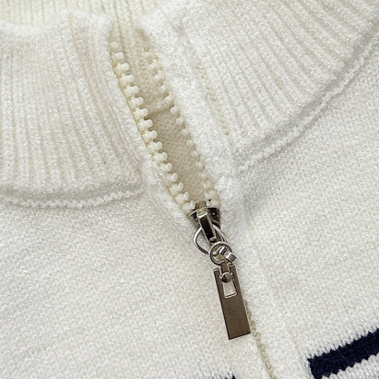 Baby Toddler Colorblock Half Zip Sweater or Denim Pants - image 7