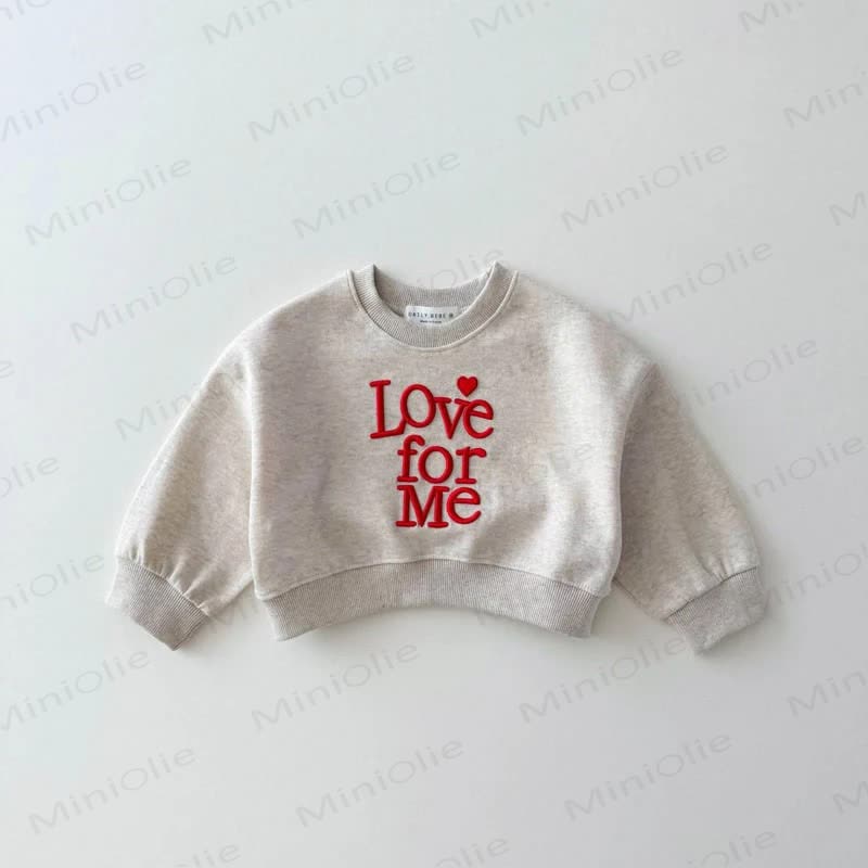 LOVE FOR ME Toddler Girl Cozy Sweatshirt and Flared Pants 2-piece Set - image 7