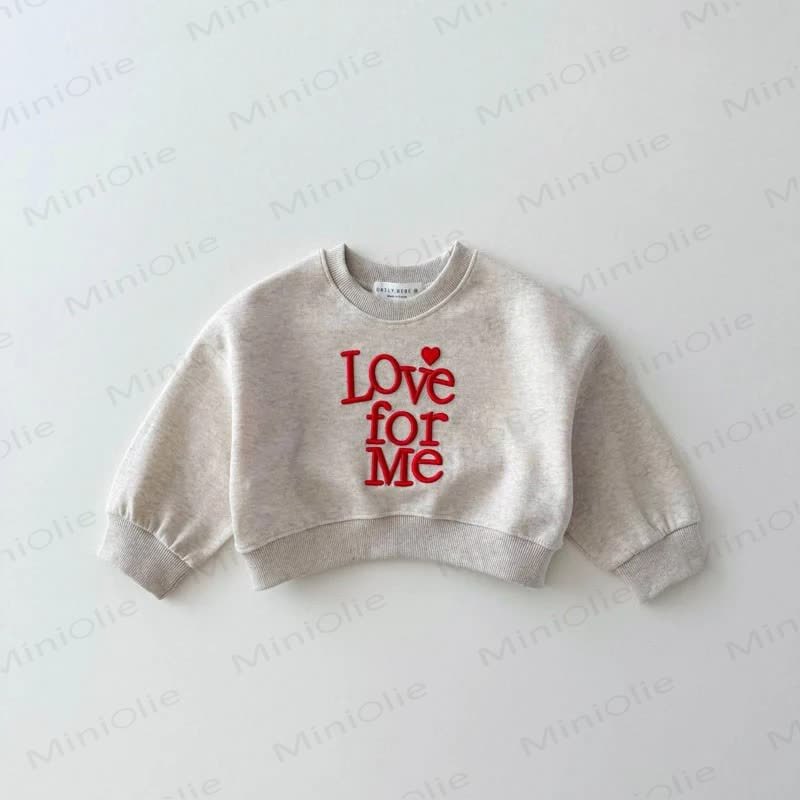 LOVE FOR ME Toddler Girl Cozy Sweatshirt and Flared Pants 2-piece Set - image 7