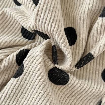 Baby Beige Corduroy Casual Pants - image 9