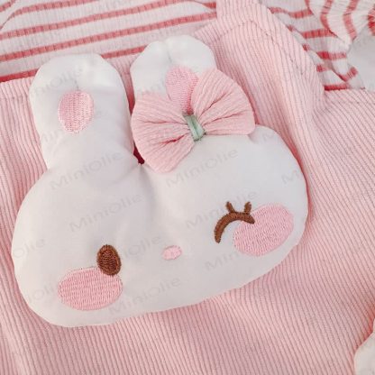 Baby Bunny Striped Dress - image 5