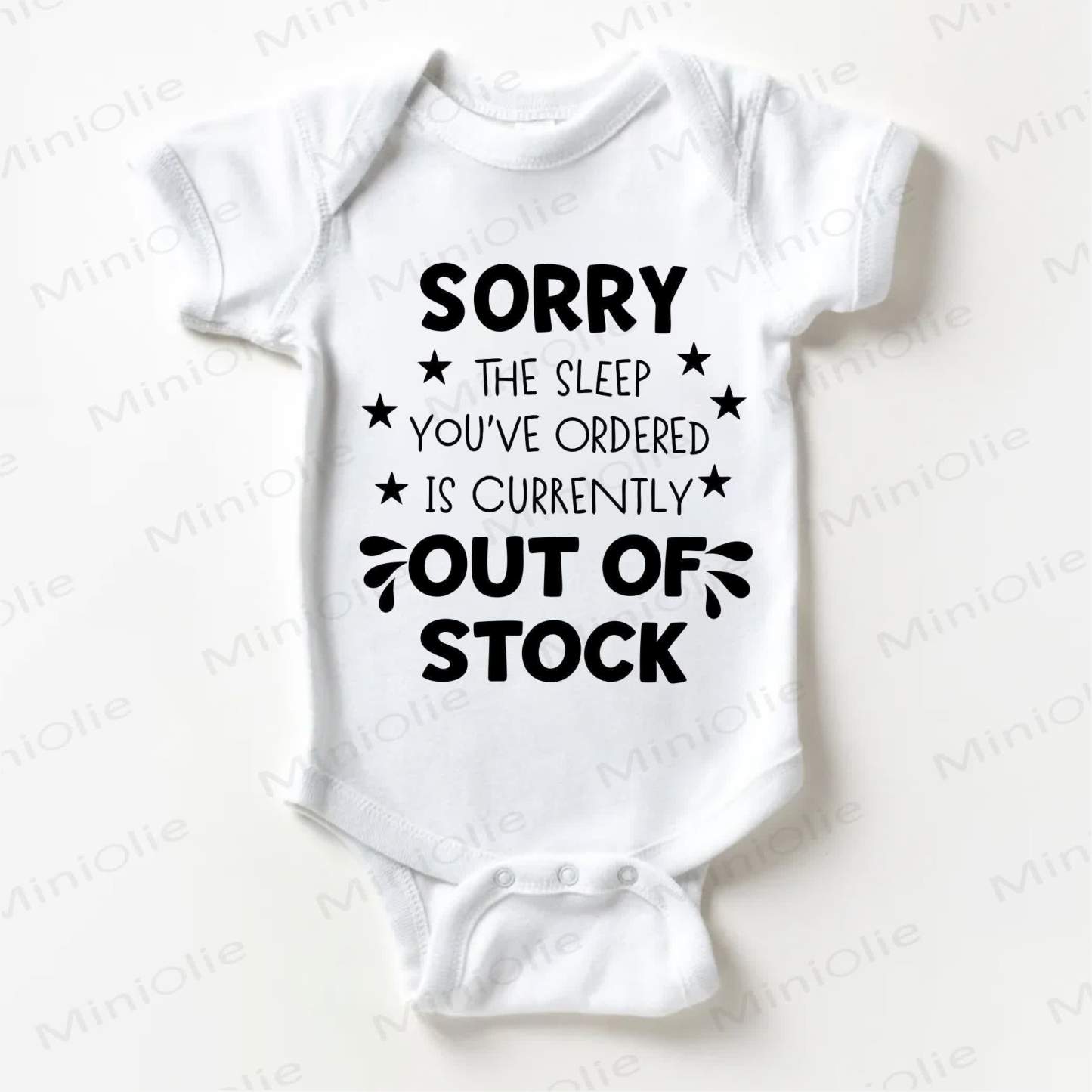 SORRY THE SLEEP YOU'VE ORDERED IS CURRENTLY OUT OF STOCK Baby  Bodysuit - White - 18-24M - image 1