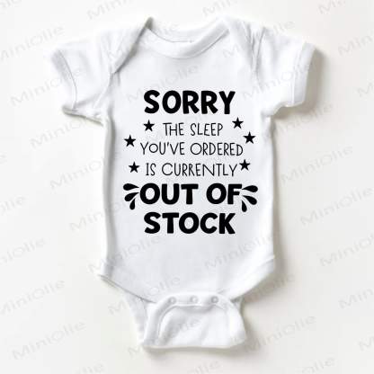 SORRY THE SLEEP YOU'VE ORDERED IS CURRENTLY OUT OF STOCK Baby  Bodysuit - White - 18-24M - image 1
