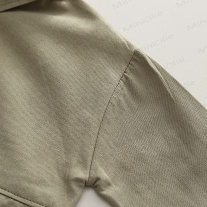 Toddler Baby Boys Casual Utility Jacket and Cargo Pants 2-piece Set - image 7