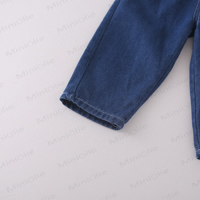 Baby Toddler Casual Denim Vest and Pants 3-piece Set - image 14