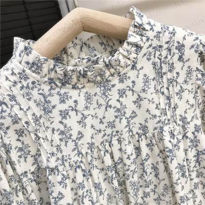 Toddler Girl Vintage Flower Print Dress and Outerwear - image 7
