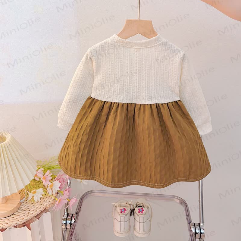 Baby Toddler Girl Heart Bow Cardigan Dress - image 3