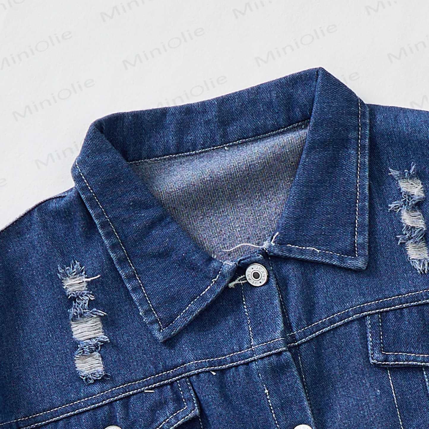 YOU'RE A DANG GOOD MOM, DON'T FORGET IT/DON'T BE CRABBY Family Denim Jacket - image 5