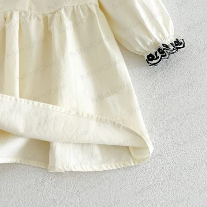 Baby Toddler Bow Long Sleeve Dress - image 11