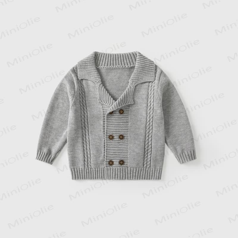 Baby Toddler Boys Shirt and Pants Set or Gentleman Cardigan - Gray - 3-4T - image 4