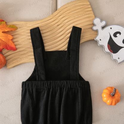 BOO Baby Halloween Corduroy Suspender Bodysuit - image 17