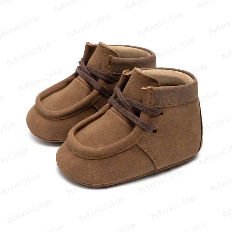 Baby First Walker Ankle Boots - Brown - 12-18M - image 22