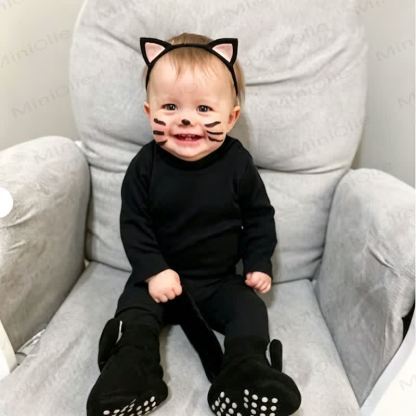 Baby Halloween Cat Headband - image 5
