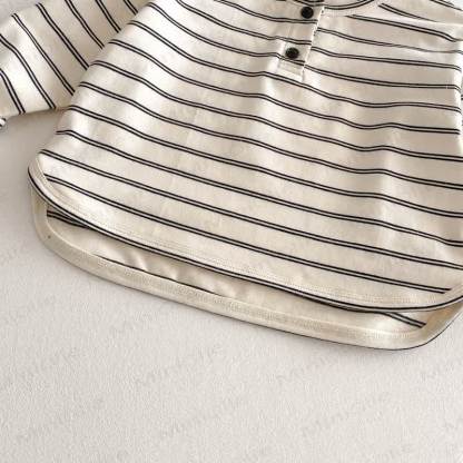 Baby Toddler Striped Henley T-Shirt - image 8