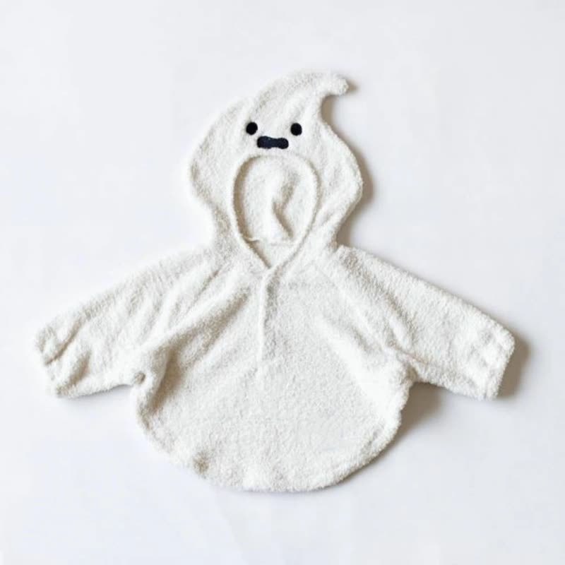 Baby Plush Halloween Hooded Top - White - 18-24M - image 5