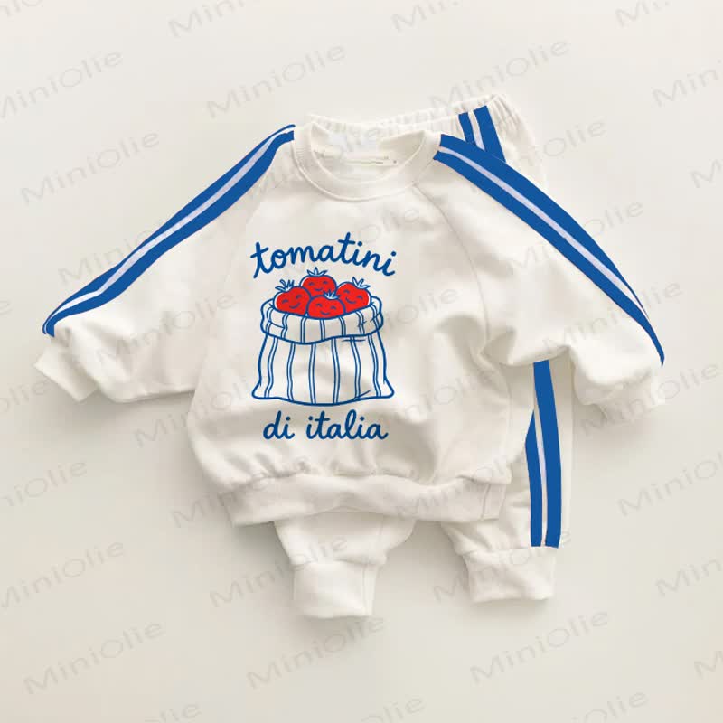 TOMATINI DI ITALIA Blue Striped 2-piece Set - White&Blue - 3-5T - image 1