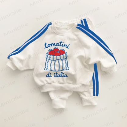 TOMATINI DI ITALIA Blue Striped 2-piece Set - White&Blue - 3-5T - image 1