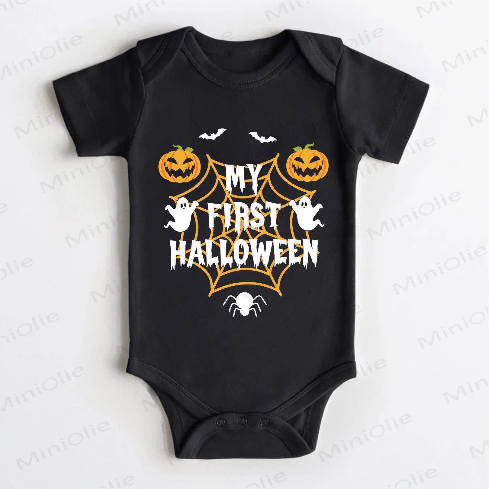 MY FIRST HALLOWEEN Baby Black Bodysuit - Black - 18-24M - image 1