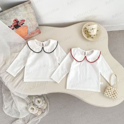 Baby Gingham Bow Dress and White Blouse - image 4