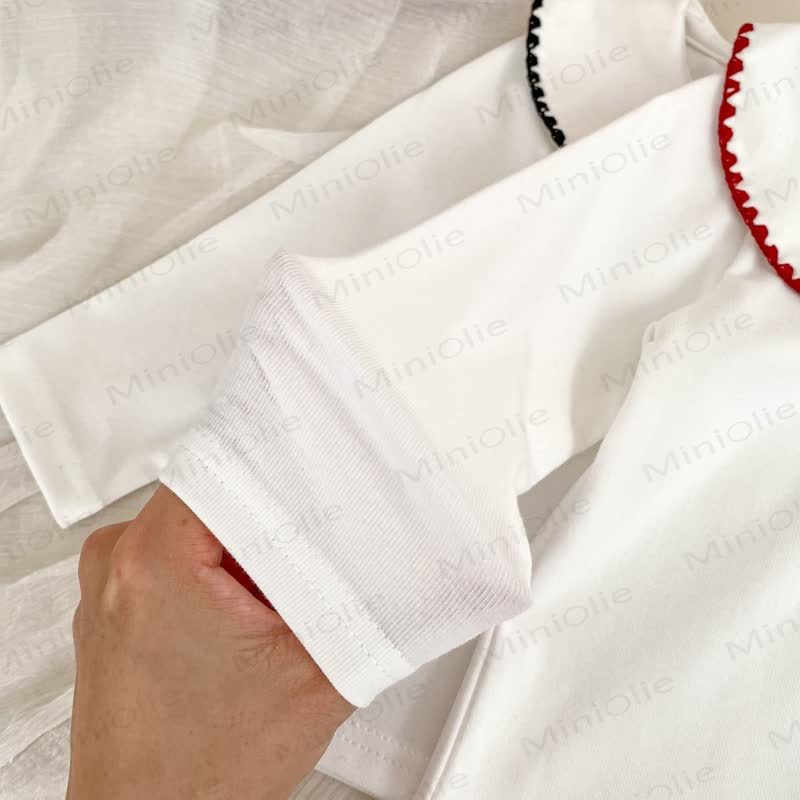 Baby Gingham Bow Dress and White Blouse - image 12