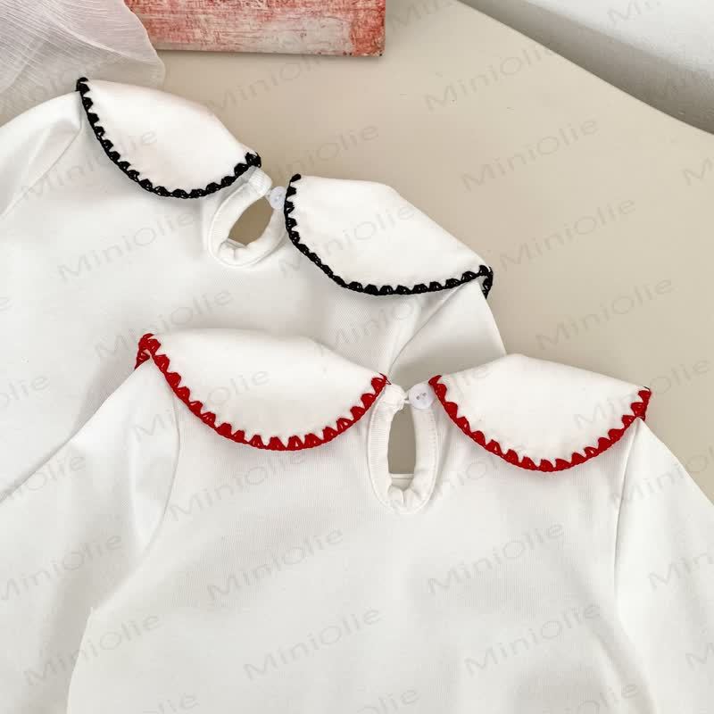 Baby Gingham Bow Dress and White Blouse - image 11