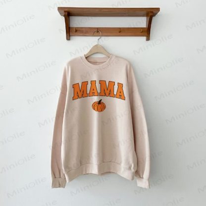 MAMA/MINI Pumpkin Family Sweatshirt  - Beige - XL - image 3