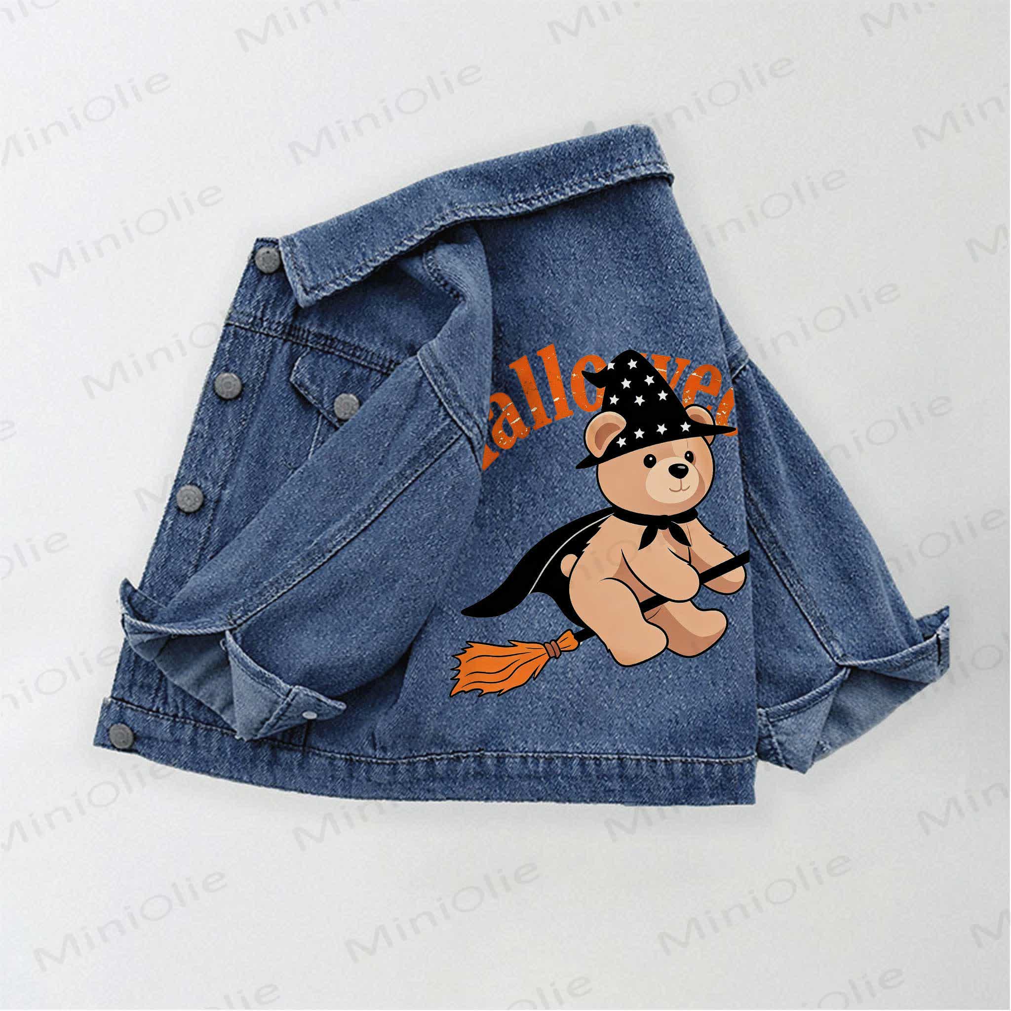 HALLOWEEN Toddler Kid Denim Jacket - Blue - 10-11T - image 1