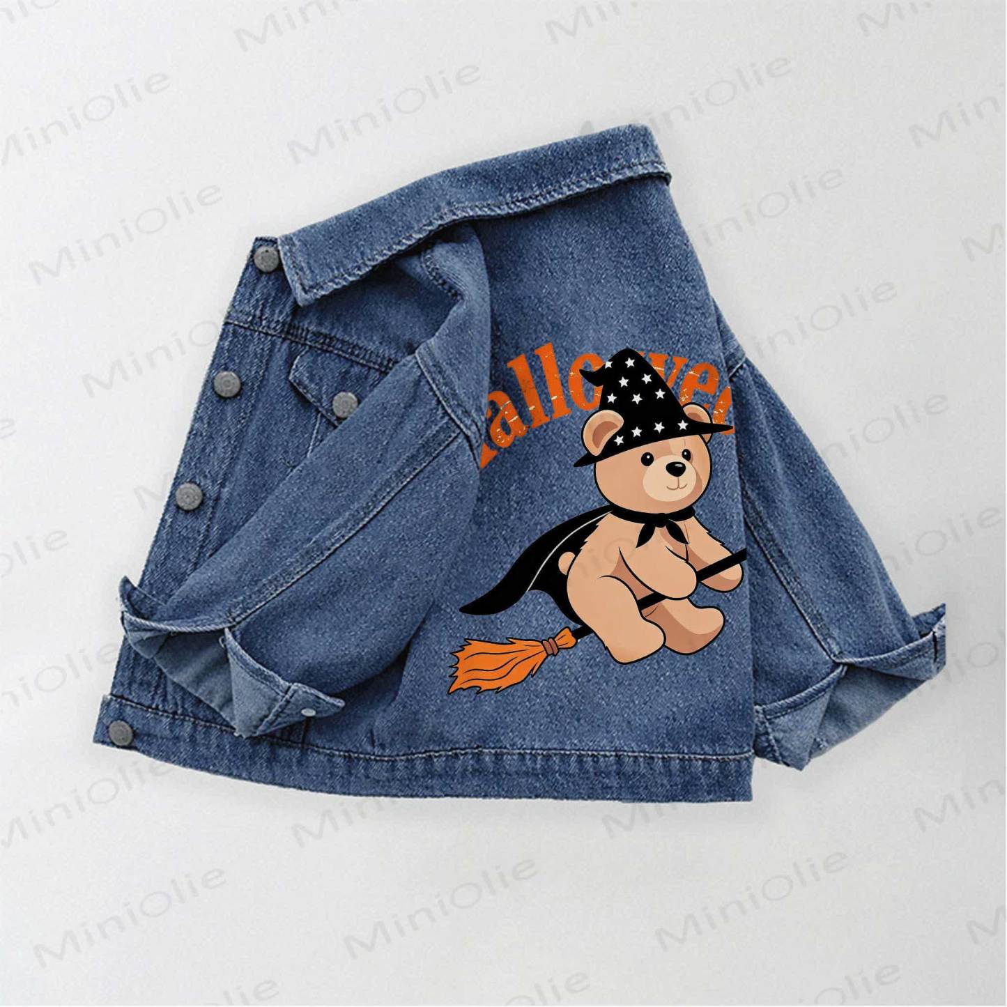 HALLOWEEN Toddler Kid Denim Jacket - Blue - 10-11T - image 1