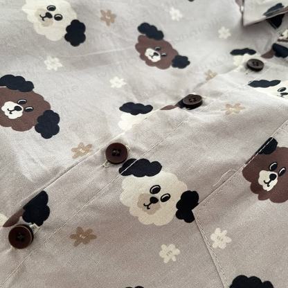 Baby Toddler Boy Bear Print Overalls and Shirt 2-piece Set - image 7