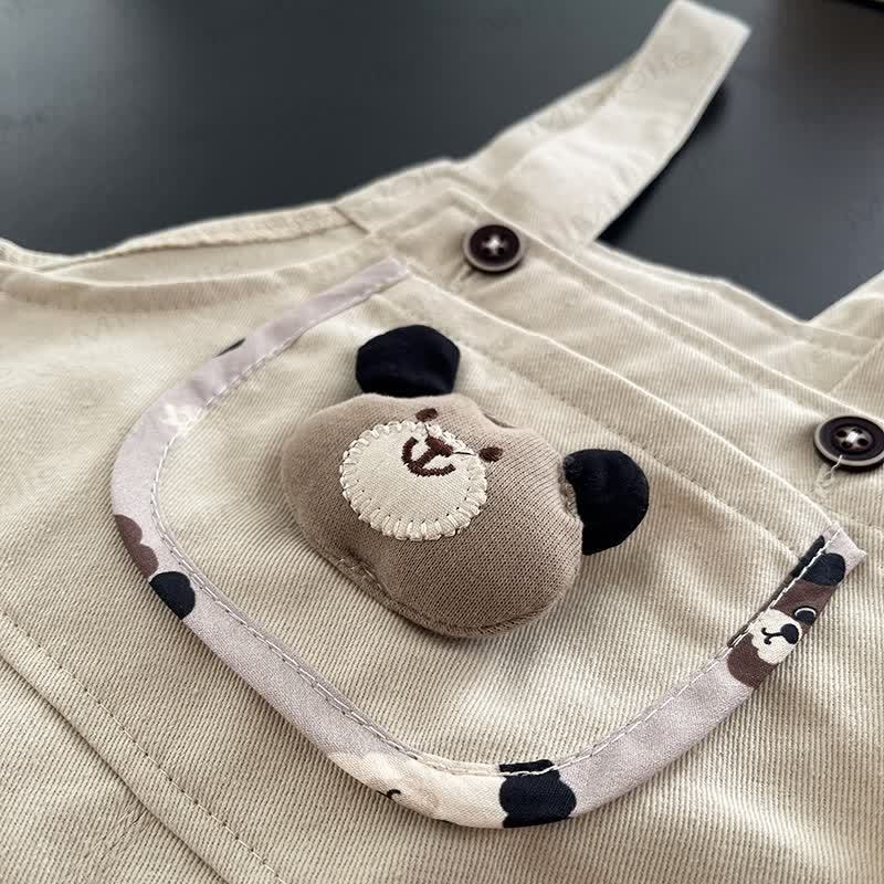Baby Toddler Boy Bear Print Overalls and Shirt 2-piece Set - image 11