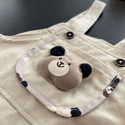 Baby Toddler Boy Bear Print Overalls and Shirt 2-piece Set - image 11