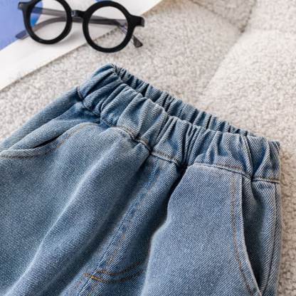 Toddler Baby Boy Bear Colorblock Shirt and Denim Jogger 2-piece Set - image 10