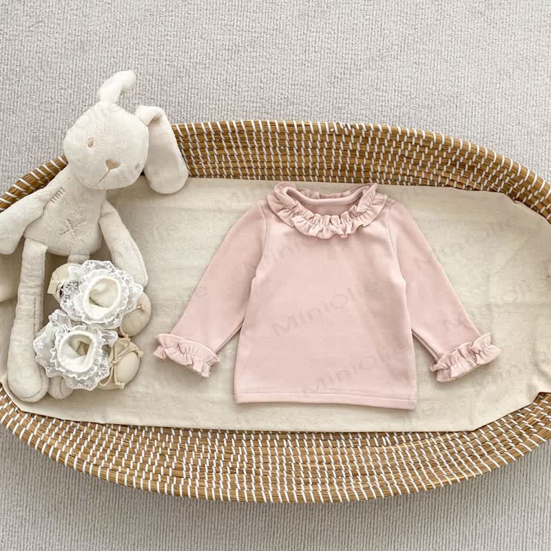 Baby Ruffle Collar Long Sleeve Top - image 5