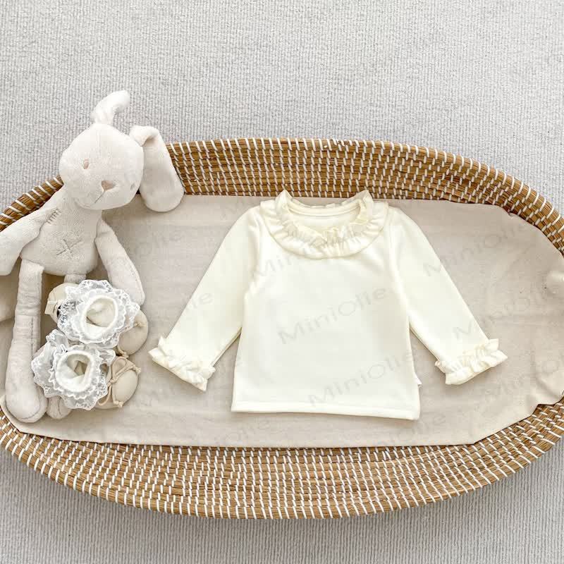 Baby Ruffle Collar Long Sleeve Top - image 7