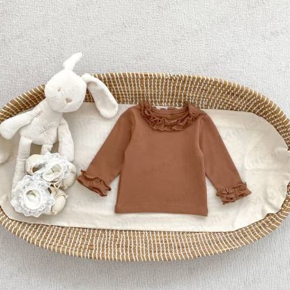 Baby Ruffle Collar Long Sleeve Top - image 9
