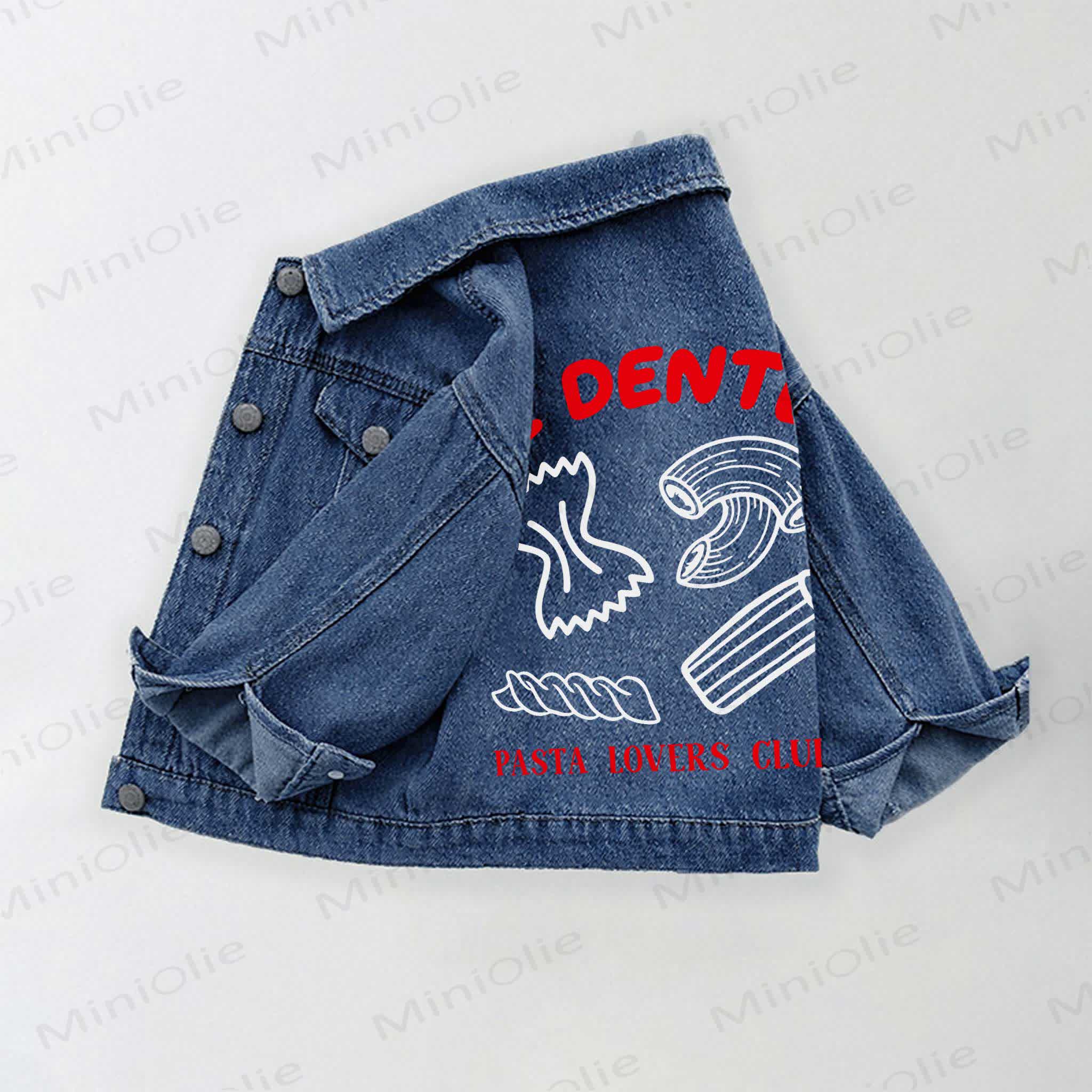 AL DENTE PASTA LOVERS CLUB Toddler Kid Denim Jacket - image 2