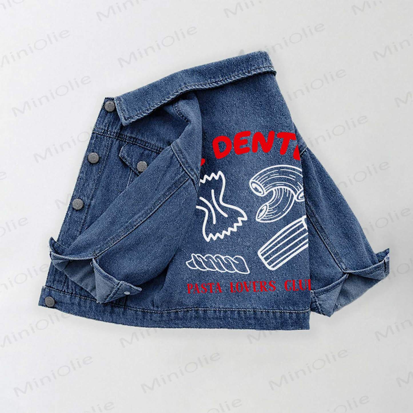 AL DENTE PASTA LOVERS CLUB Toddler Kid Denim Jacket - image 2