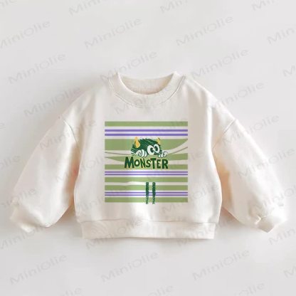 MONSTER Baby Toddler Cream Sweatshirt - Cream - 3-5T - image 1