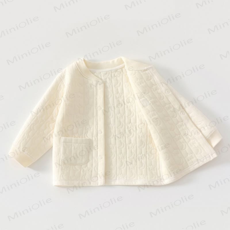 Baby Quilted Bear Snap Front Lounge 2-piece Set - image 5