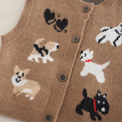 Baby Toddler Puppy Knit 3-piece Set - image 6