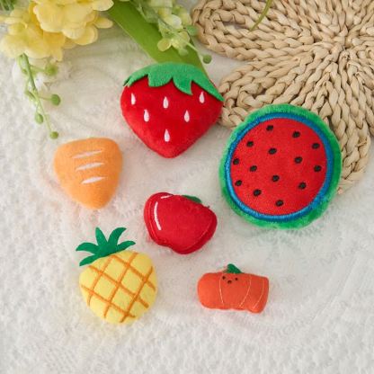 Kids DIY Interchangeable Patch Sweatshirt - Fruit Patches (1 pack) Sweatshirt not included - One size - image 3