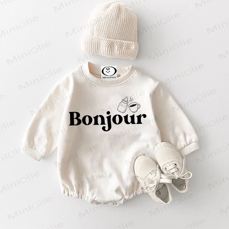 BONJOUR Baby White Bodysuit - White - 18-24M - image 1