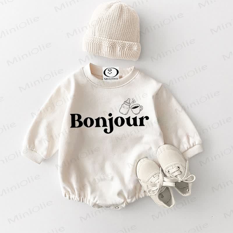 BONJOUR Baby White Bodysuit - White - 18-24M - image 1