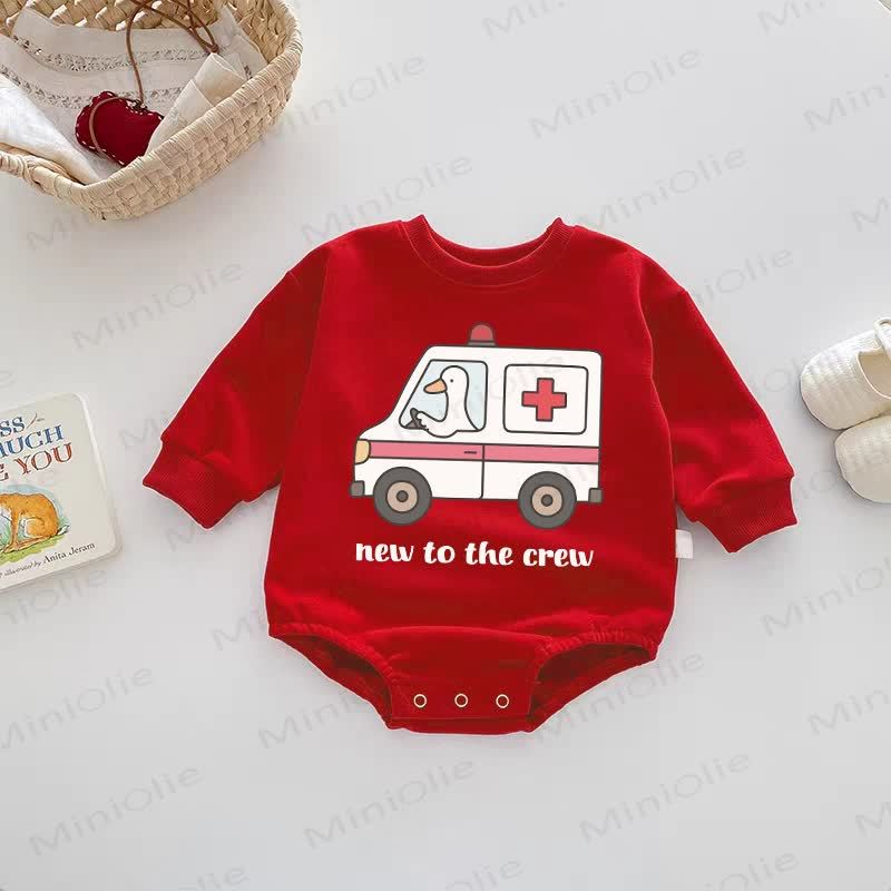 NEW TO THE CREW Baby Red Bodysuit - Red - 18-24M - image 1
