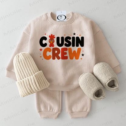 COUSIN CREW Baby Turky 2-piece Beige Set - Beige - 2-3T - image 1