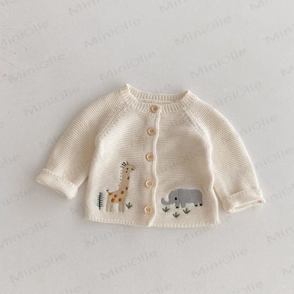 Baby Toddler Animal Knit Cardigan Sweater - image 2