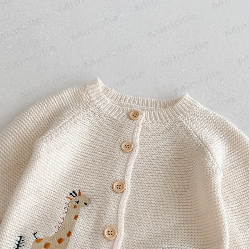 Baby Toddler Animal Knit Cardigan Sweater - image 7
