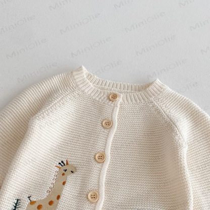 Baby Toddler Animal Knit Cardigan Sweater - image 7