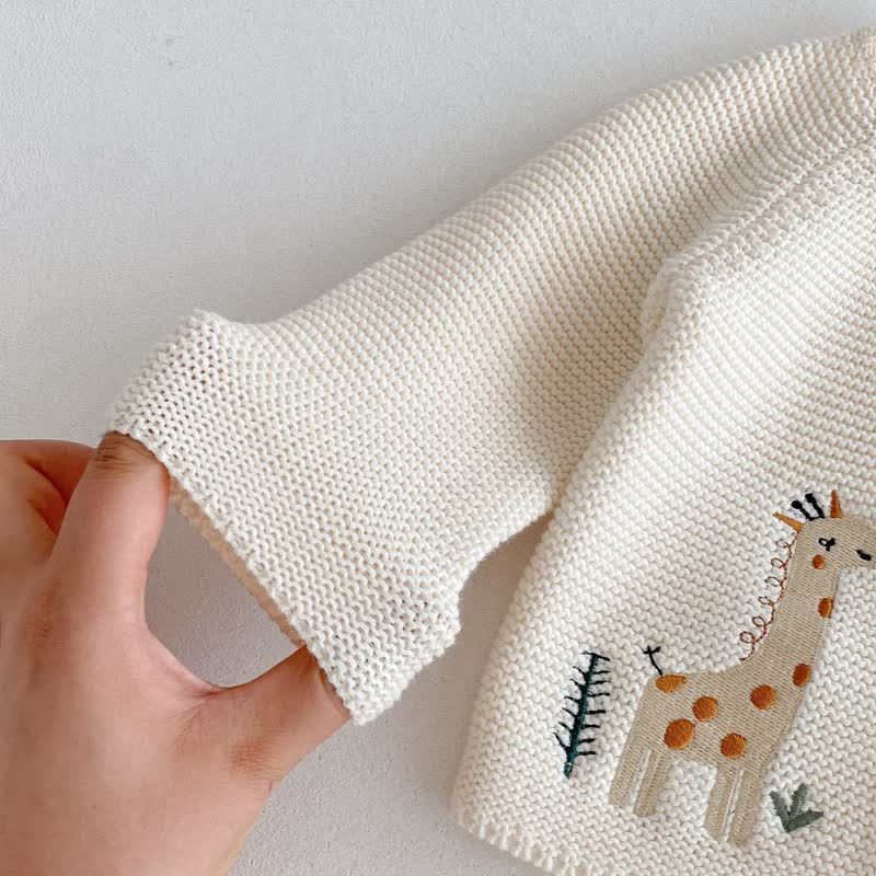 Baby Toddler Animal Knit Cardigan Sweater - image 9