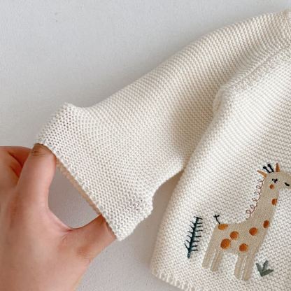 Baby Toddler Animal Knit Cardigan Sweater - image 9